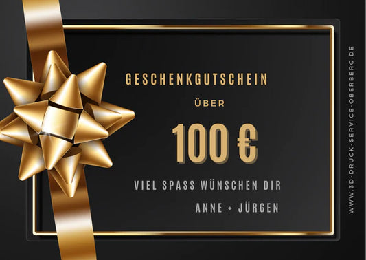Geschenk Gutschein 100€