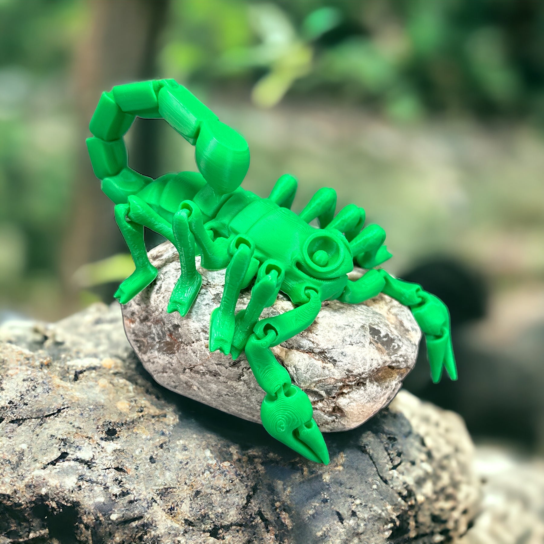 Flexibler Skorpion - Natürliches Spielzeug aus nachhaltigem 3D-Druck