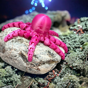 Flexibler Oktopus - Natürliches Spielzeug aus nachhaltigem 3D-Druck