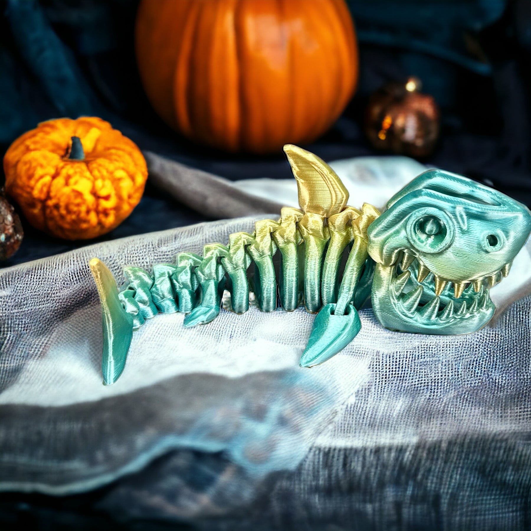 Flexibler Knochen Hai - Natürliches Spielzeug aus nachhaltigem 3D-Druck