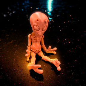 Flexibles Alien - Natürliches Spielzeug aus nachhaltigem 3D-Druck
