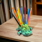 Flexibler Igel Stiftehalter - Natürliches Spielzeug aus nachhaltigem 3D-Druck