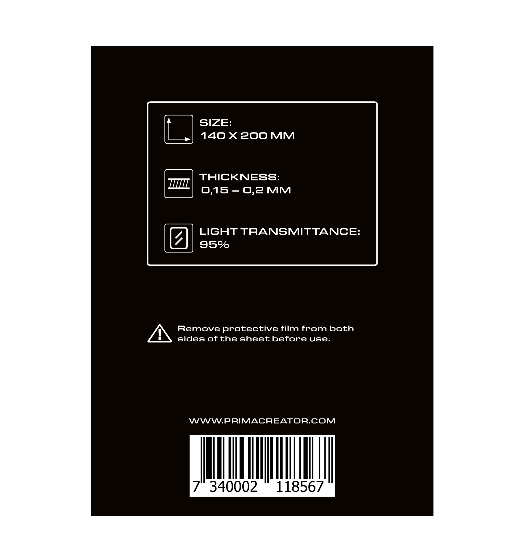 Nfep Film Sheets For 3d Printers - 140 X 200 Mm - 3-Pack