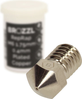 E3D V6 Düse Plated Copper Nozzle von Brozzl | für Creality Ender 3, Ender 3 Pro  | 0,25mm-0,8mm